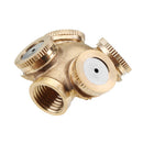 Drillpro 14x1.5 Internal Thread All Brass Four Agricultural Spray Nozzle For Gardening Irrigation