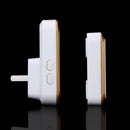 CACAZI A20 Wireless Music Doorbell Waterproof AC 110-220V 300M Remote Door Bell 2 Button 1 Receiver