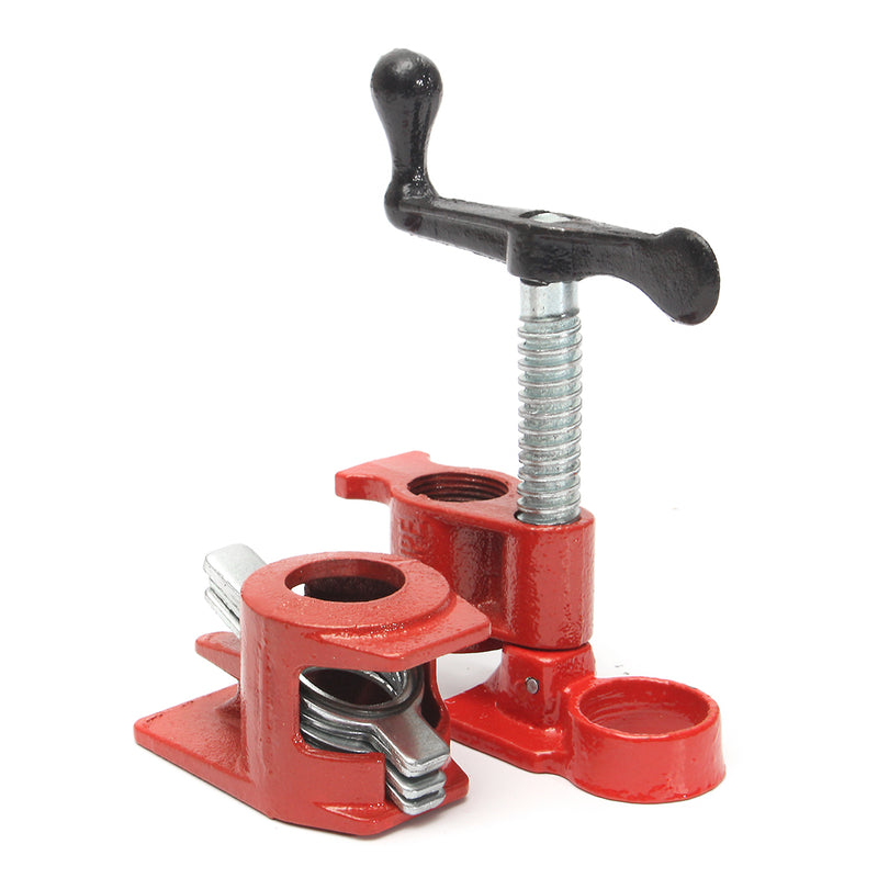 Raitool 3/4  Inch Woodworking Clamp Wood Gluing Pipe Clamp Set Woodworking Cast Structure