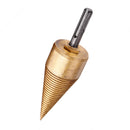 Drillpro 32/42mm Titanium Coated HSS Firewood Splitter Drill Bit Wood Drilling Tools Firewood Chopper Breaker