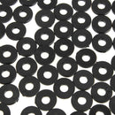 Suleve MXNW3 100pcs M2 M3 M4 M5 Black Nylon Washer Gasket Thickness 1mm