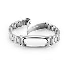 Mijobs Replacement Metal Stainless Steel Frame Bracelet Wristband For Miband 2