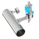 Stainless Steel Fishing Chair Accessories Pole Stand Fish Cage Pull Bait Tray Fish Guard Tool