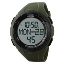 SKMEI 1122 Digital Watch Men Rubber Band Pedometer Outdoor Sport Men Wrist Watch