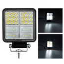 Square 114W 38 LED Work Light 12V 24V Off Road Spot Lamp For Car SUV Trailer Wall Lamp