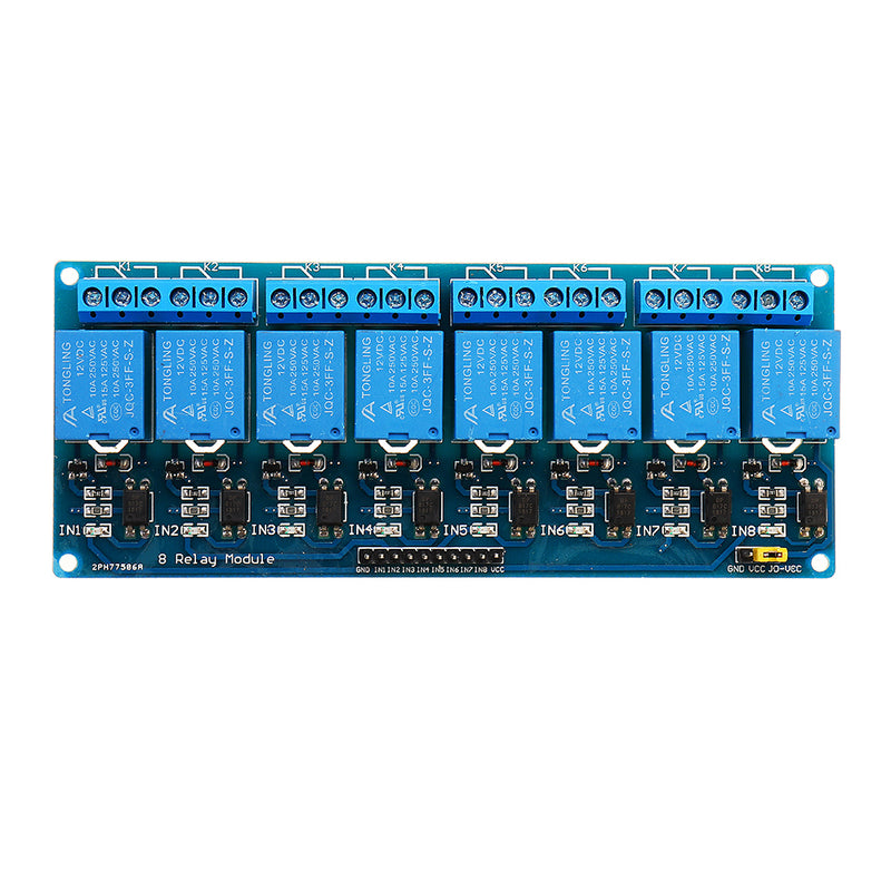 8 Channel Relay 12V with Optocoupler Isolation Relay Module For AVR 51 PIC SCM