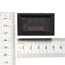 3pcs 12-60V ACID Red Lead Battery Capacity Voltmeter Indicator Charge Level Lead-acid LED Tester