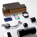 Baseus Leather Car Seat Organizer Bag Cup Drink Phone Coin Stowing Tidying Storage Box