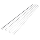 4Pcs Thick Wall Borosilicate Glass Blowing Tube 300mm x 10mm x 1mm