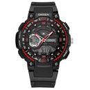 OHSEN AD1705 Digital Watch Dual Display Multifunction LED Sport Swimming Men Watch