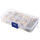 Suleve M4BH2 180Pcs M4 Male-Female Brass Hex Column Standoff Support Spacer Pillar for PCB Board