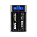 Golisi I2 LCD Display USB Port Smart Lite Battery Charger For Li-ion/Ni-mh/Ni-cd Battery 2Slots