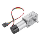 Machifit JGY-370 DC 6V Reduction Gear Turbine Motor Worm Self-locking Encoder Motor Signal Feedback