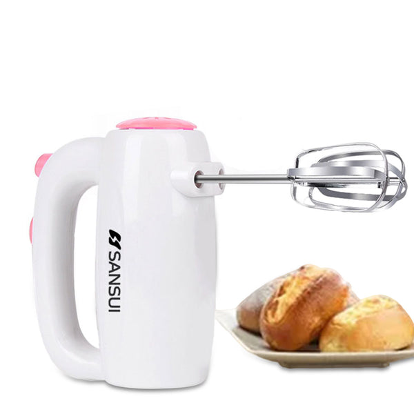 SANSUI S52 220V Mini Egg Beater Electric Mixer Hand-Held Egg Blender With 4 Different Type Stirrer