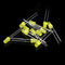 2000pcs 3MM LED Diode Kit Short Leg Mixed Color Red Green Yellow Blue White