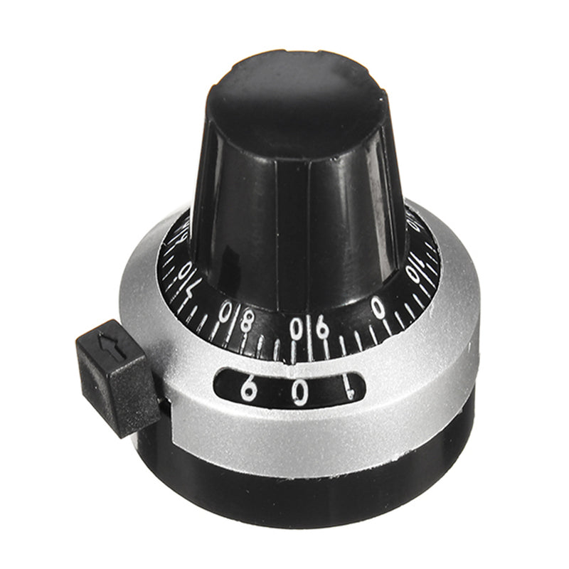 10pcs 3590S RDK-III-6.35 22x25mm 0-9 Precision Multi-Turn Potentiometer Scale Potentiometer Knob