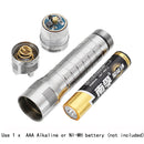 Astrolux Ti3A Titanium Nichia 219C 85LM 4Modes Mini EDC LED Flashlight AAA