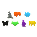 12 Pcs Silicone Animal Emoji Wine Charm Wine Glasses Cocktail Drinks Maker Bar Tools