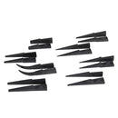 Vetus ESD 259 Handle Stainless Tweezers with 8pcs Exchengeable Tips