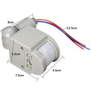 LED 110V-240V Infrared PIR Motion Sensor Detector Wall Light Switch 140Degree 12M