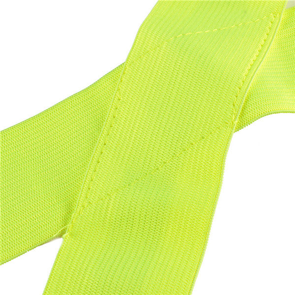 Unisex Night Cycling Riding Running Outdoor Sports Reflective Safety Vest Yellow