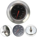 Stainless Steel Thermometer Barbecue BBQ Smoker Grill Temperature Gauge 60-430