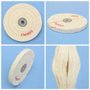 6 Inch Round Felt Wool 1/2inch Arbor Buffer Polisher Buffing Polishing Wheel