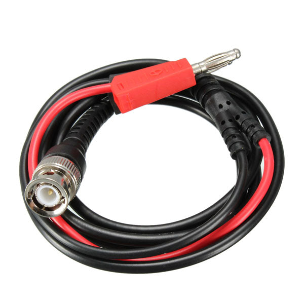 BNC Q9 To Dual 4mm Stackable Banana Plug with Socket Test Leads Probe Cable 120CM