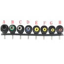 8Pcs Universal Notebook Laptop PC laptop AC DC Power Adapter Charger Tips Set