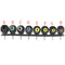 8Pcs Universal Notebook Laptop PC laptop AC DC Power Adapter Charger Tips Set