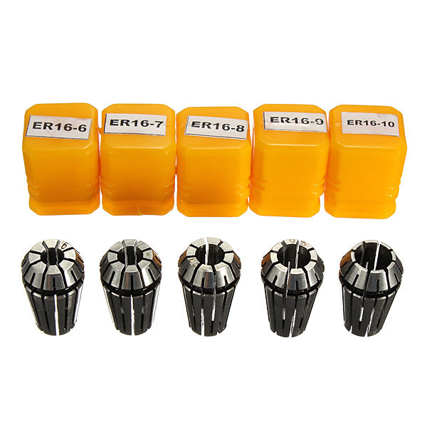 ER16 10Pcs Spring Collet Set For CNC Milling Lathe Tool