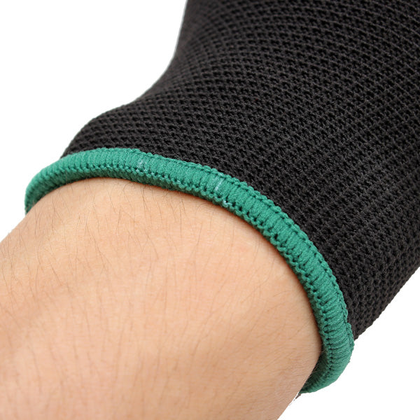 12Pairs XINGYU PU518 13Gauge Nylon Nitrile Anti-static Palm Coated Work Safety Gloves Large Size