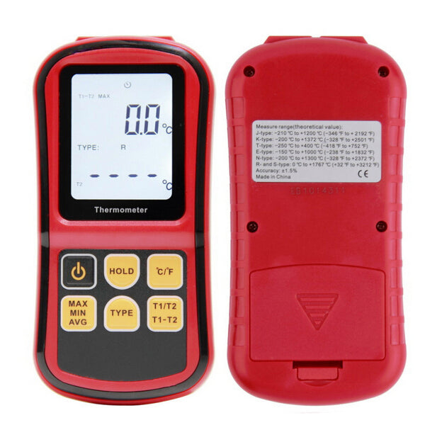 BENETECH GM1312 Digital Thermometer LCD Display Temperature Meter Tester for K/J/T/E/R/S/N Thermocouple