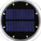 2X 8 LED Solar Power Buried Light Underground Lamp IP66 Waterproof Outdoor Path Way Garden Decking Lamp