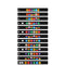 Guitar Fretboard Note Decal Finger Board Musical Scale Map Sticker for Practice