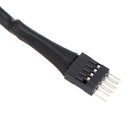 10pcs USB Male to Motherboard 9-pin Data Cable Switch Out Motherboard USB 9 Pin