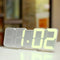 Loskii HC-26 3D Colorful LED Digital Clock Remote Control Temperature Alarm Clock