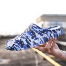 Men Outdoor Fashion Toe Hollow Slippers Superstar Beach Seaside Breathable  Summer Wild Shoes