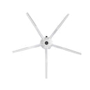 4pcs Replacements for XIAOMI Roborock S6 S5 E35 E2 Vacuum Cleaner Parts Accessories 2*5-arm Side brushes 1*Roll Brush 1*White Comb