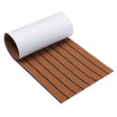 Marine Floor EVA Foam Brown Faux Teak Boat Mat Self-Adhesive Decking Yacht Sheet Stair Carpet