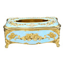 Elegant Tissue Box for Paper Towel Gold Silver Storage Boxes Container Napkins Holder Case Organizer