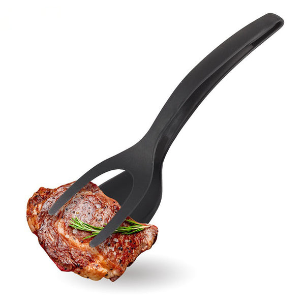 BBQ Tong Non-Stick Fried Egg Turners Silicone Cooking Turner Kitchen Utensils Bread Tongs