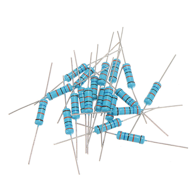 20pcs 2W 360KR Metal Film Resistor Resistance 1% 360K ohm Resistor