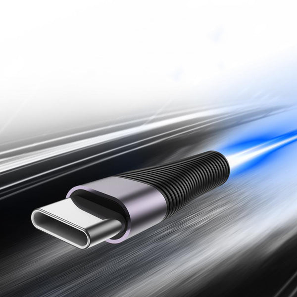 USLION 0118 Durable Nylon QC3.0 Fast Charging Type-C Data Cable for Samsung S10+ HUAWEI P30Pro Xiaomi 9 Redmi Note8