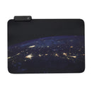 The Space USB Wired RGB Colorful Backlit LED Mouse Pad Anti-Slip Gaming Mice Table Desk Mat
