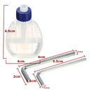 2 In 1 Heavy Duty Air Stapler/Nailer Staple Nail G un Kit Carpenter Working Tool