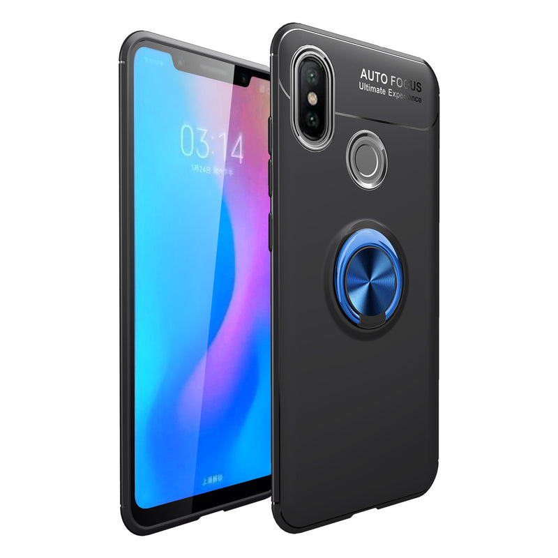 Bakeey 360 Adjustable Metal Ring Magnetic PC Protective Case for Xiaomi Mi A2 / Xiaomi Mi 6X