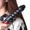 KEMEI KM-1026 360 Roatating Hair Curler Ceramic Coating Curling Iron with Floating Plates Hair Styling Wand