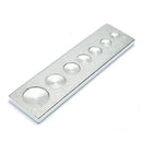 12Pcs Metal Hole Punches Snap Rivet Fasteners Tool Setter Base Set for DIY Leathercraft