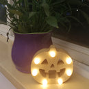 Loskii JM01683 Halloween Decoration Pumpkin LED Night Light for Party LED Night Light Festive Atmosphere Lights Christmas Decoration